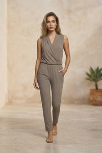 The Bari Jumpsuit - Wrap | Desert Clay - PRTECT