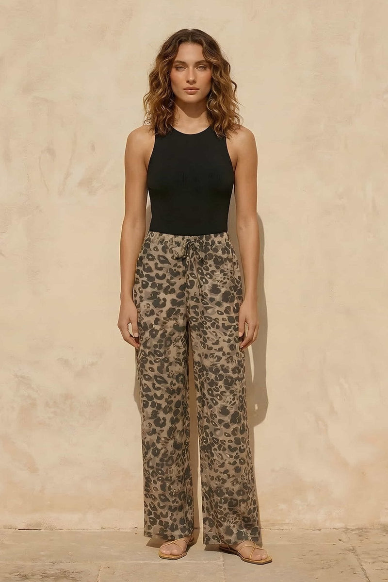 The Sanible Pant - Flow | Desert Leopard - PRTECT